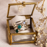 Una Perle Ring Silber