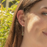 SOL Drops Aura-Quarz Big Hoops Silber