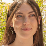 SOL Drops Aura-Quarz Big Hoops Silber