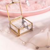 Sahara Weißes Perlmutt Ring Silber