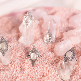 Sahara Weißes Perlmutt Ring Silber