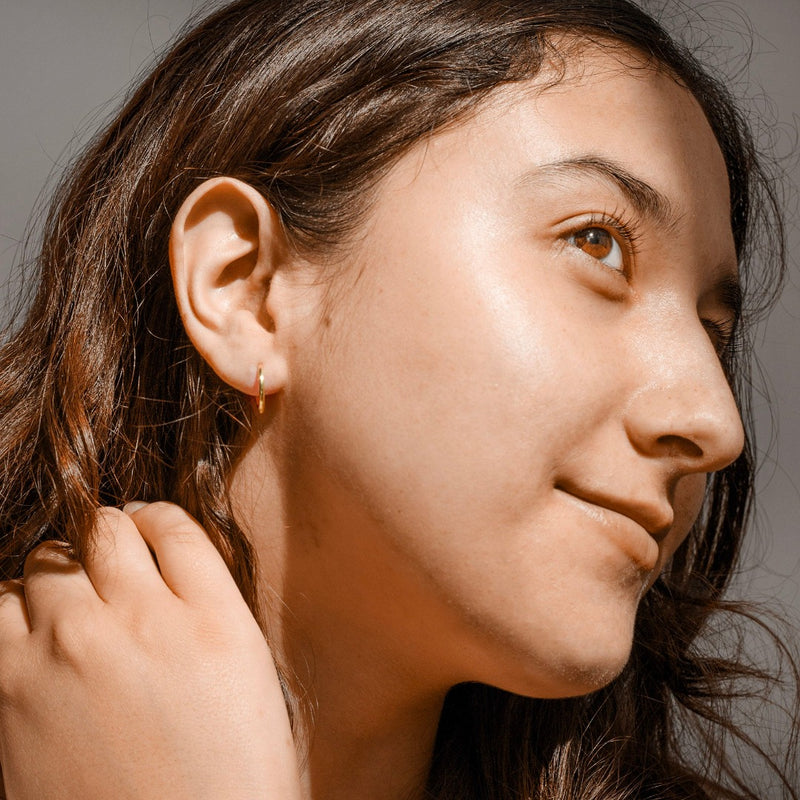 Small Hoops Golden