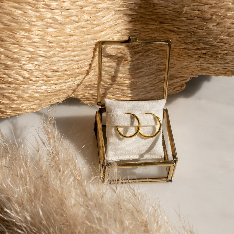 Small Hoops Golden