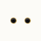 Zoe Onyx Ohrstecker Golden