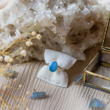 Blaues Perlmutt Set