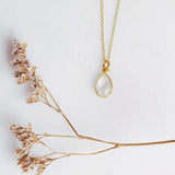 SOL Drops Bergkristall Charm Golden