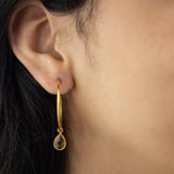 SOL Drops Citrin Big Hoops Golden