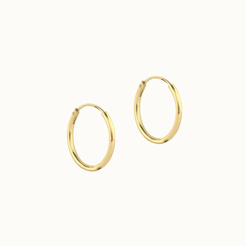 Small Hoops Golden