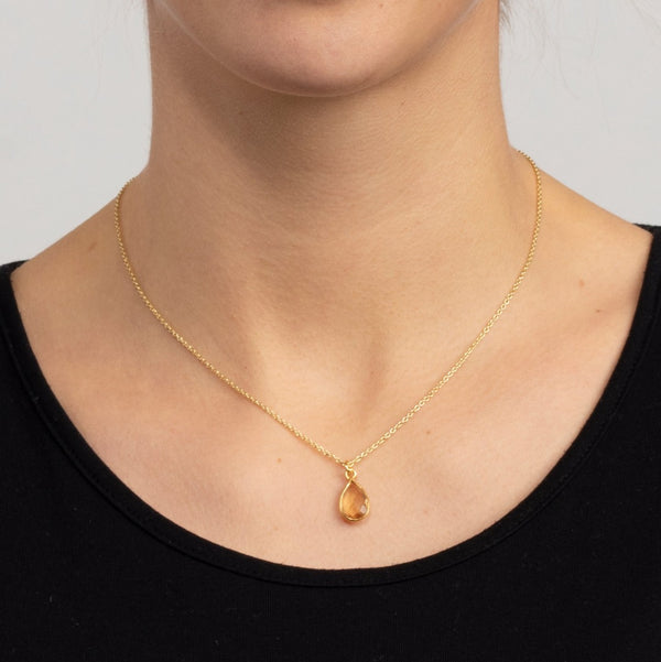SOL Drops Citrin Charm Golden