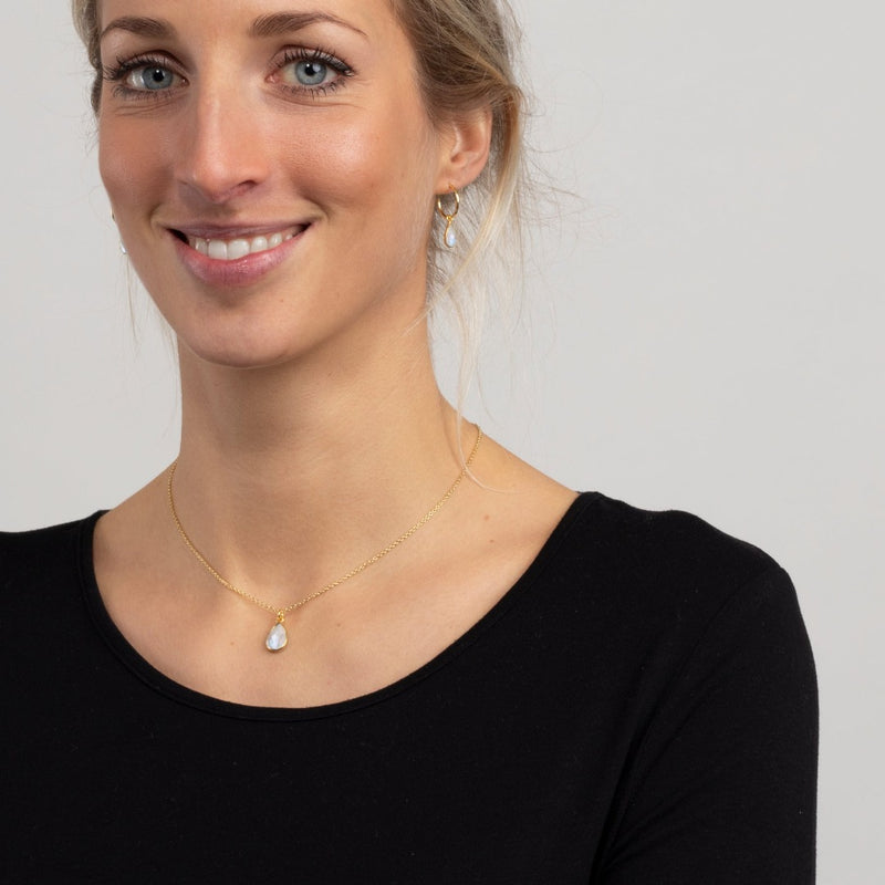 SOL Drops Mondstein Small Hoops Golden