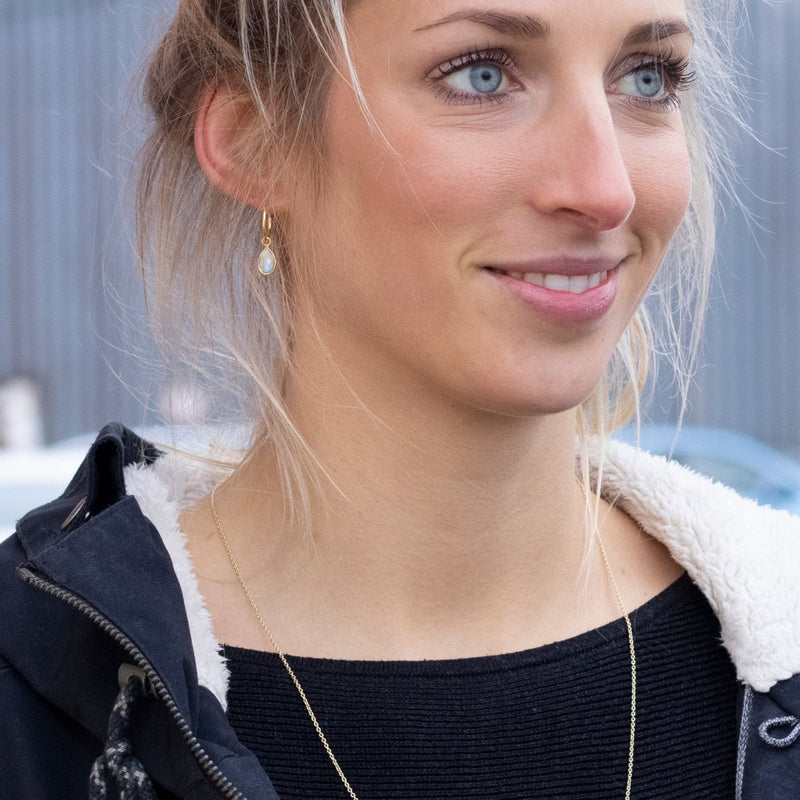 SOL Drops Mondstein Small Hoops Golden