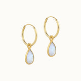 SOL Drops Mondstein Small Hoops Golden