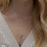 SOL Drops Bergkristall Charm Silber