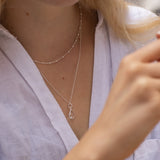 SOL Drops Bergkristall Charm Silber