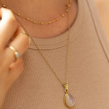 Venus Mondstein Charm Golden