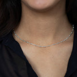 Kosmos Kette Silber