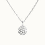 Blume des Lebens Charm Silber