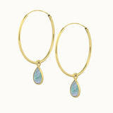 SOL Drops Aura-Quarz Big Hoops Golden