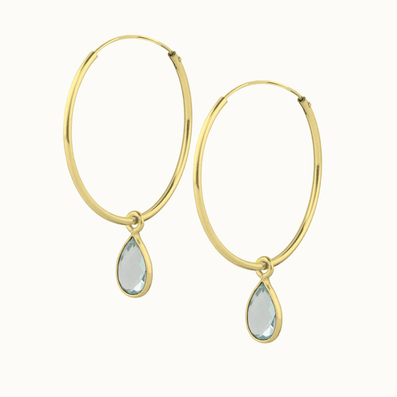 SOL Drops Topas Big Hoops Golden