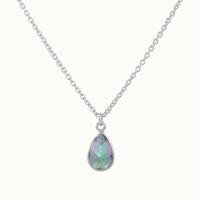 SOL Drops Aura-Quarz Charm Silber