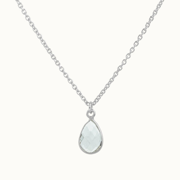 SOL Drops Bergkristall Charm Silber