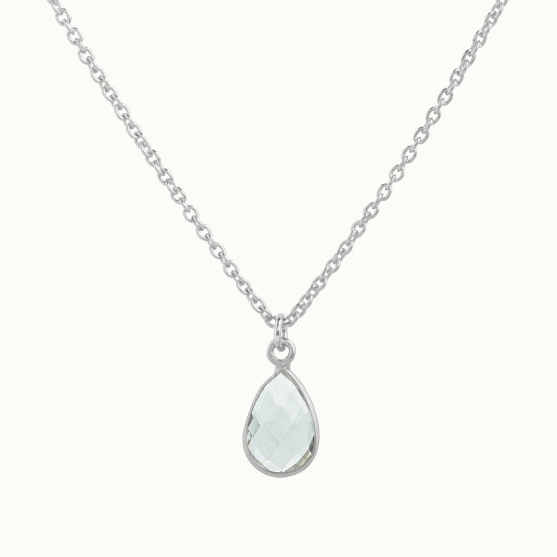 SOL Drops Bergkristall Charm Silber