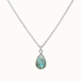 SOL Drops Labradorit Charm Silber