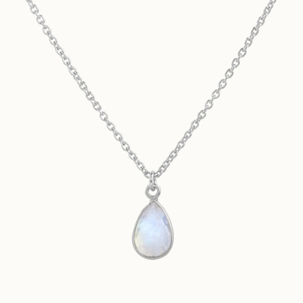 SOL Drops Mondstein Charm Silber