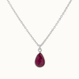SOL Drops Rubin Charm Silber