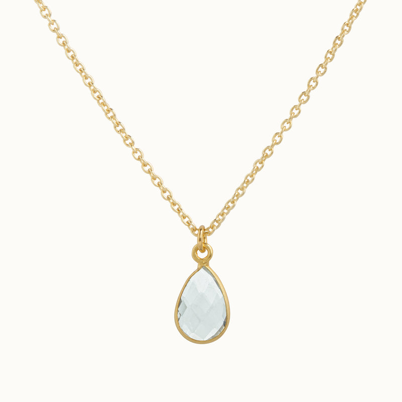 SOL Drops Bergkristall Charm Golden