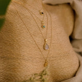 Venus Mondstein Charm Golden