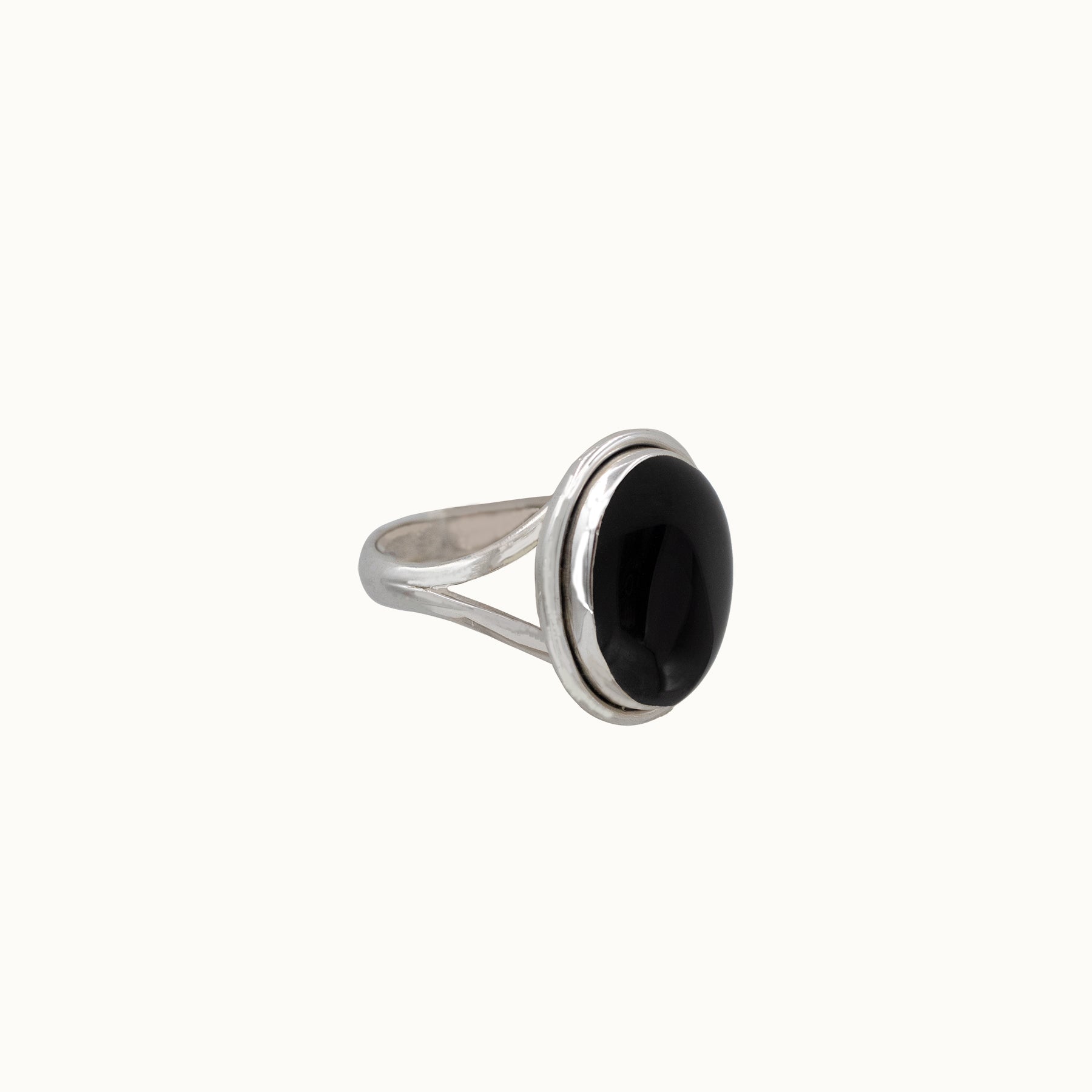 Aylin Onyx Ring Silber - Spirit of Liebs