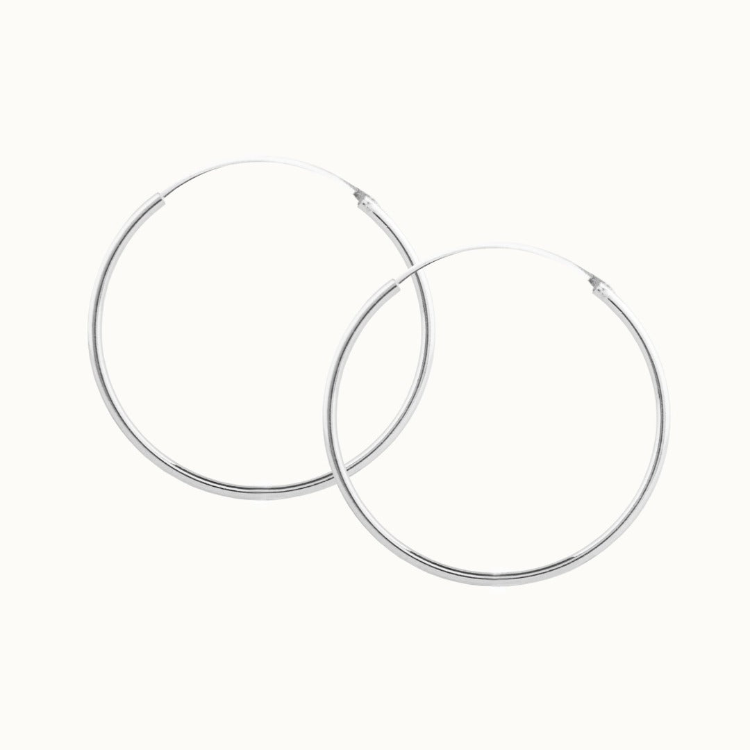 Large Hoops Silber - Spirit of Liebs