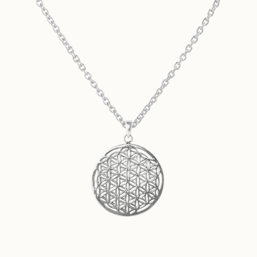 Blume des Lebens Large Charm Silber - Spirit of Liebs