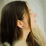 Zoe Lapislazuli Ohrstecker Golden
