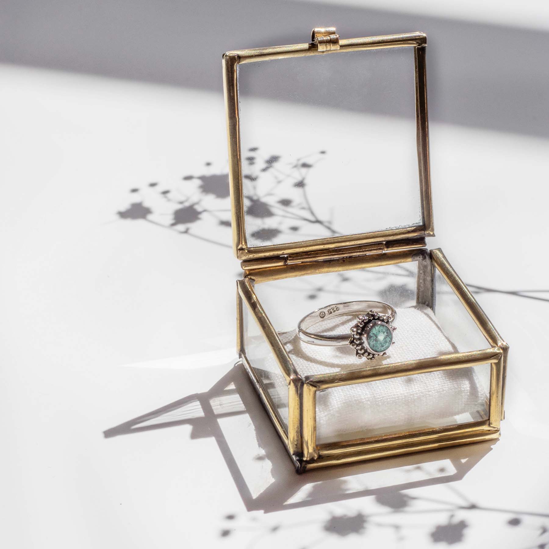 Indische Sonne Topas Ring Silber - Spirit of Liebs