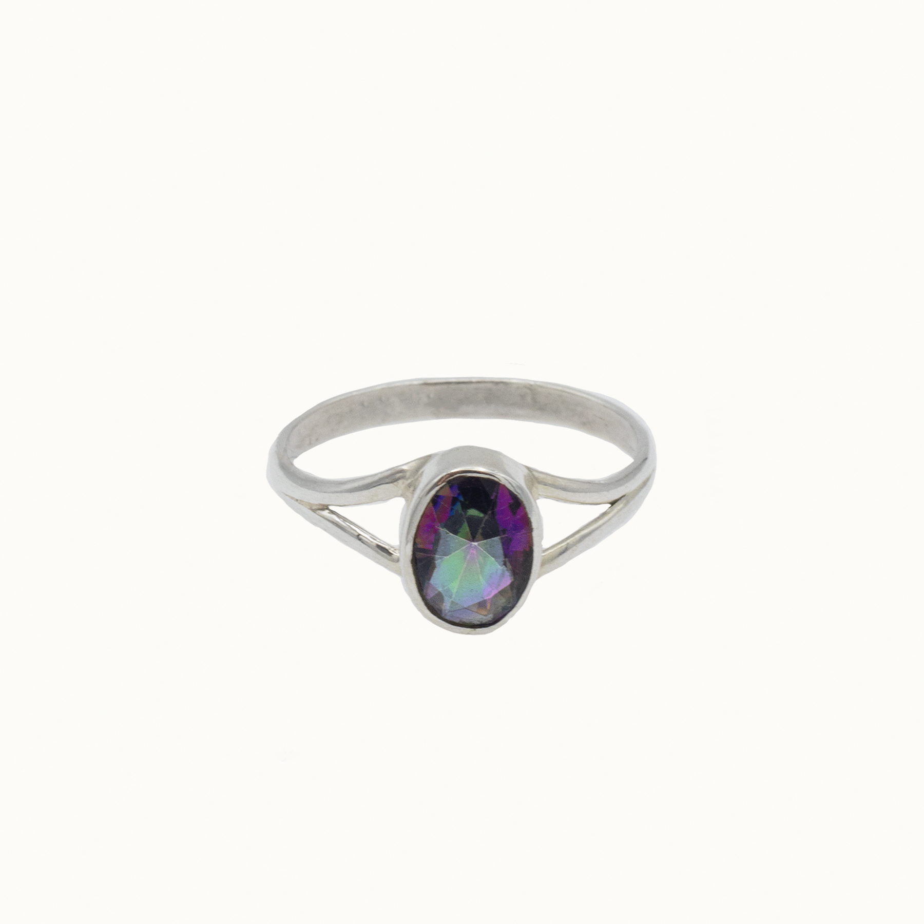 Kaleo Aura-Quarz Ring Silber - Spirit of Liebs
