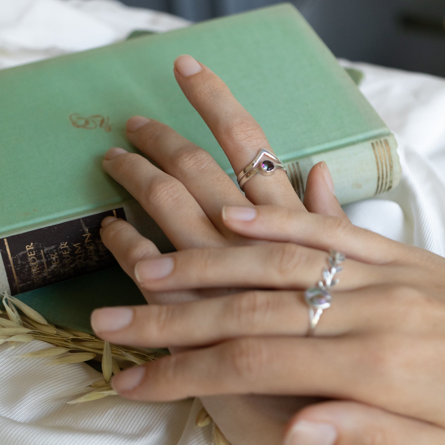 Una Aura-Quarz Ring Silber - Spirit of Liebs