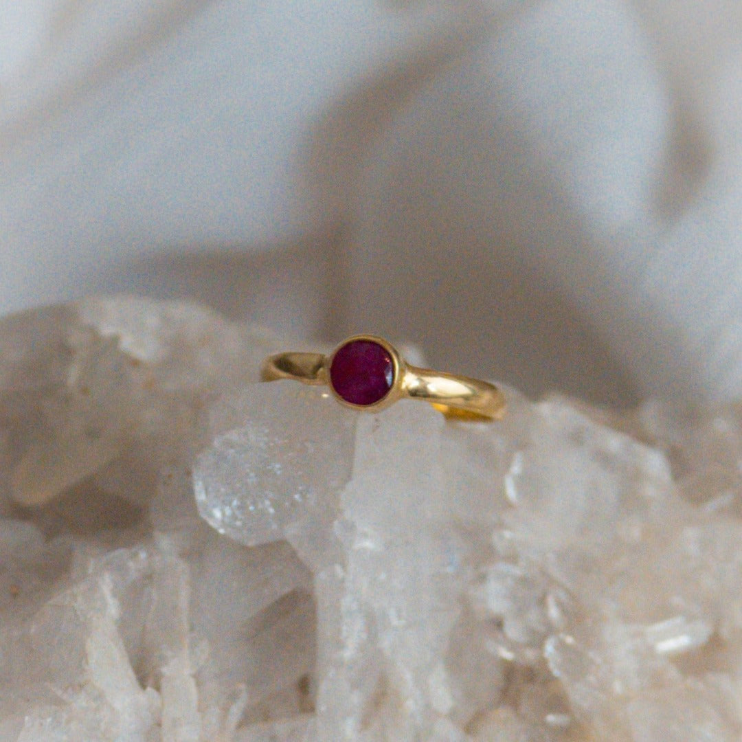 Una Rubin Ring Golden - Spirit of Liebs