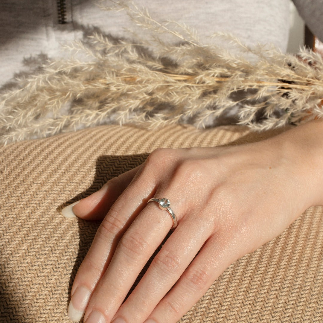 Una Topas Ring Silber - Spirit of Liebs