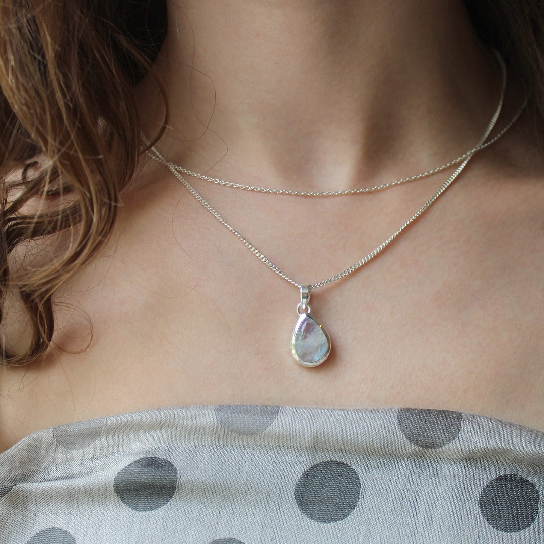 Venus Mondstein Charm Silber - Spirit of Liebs